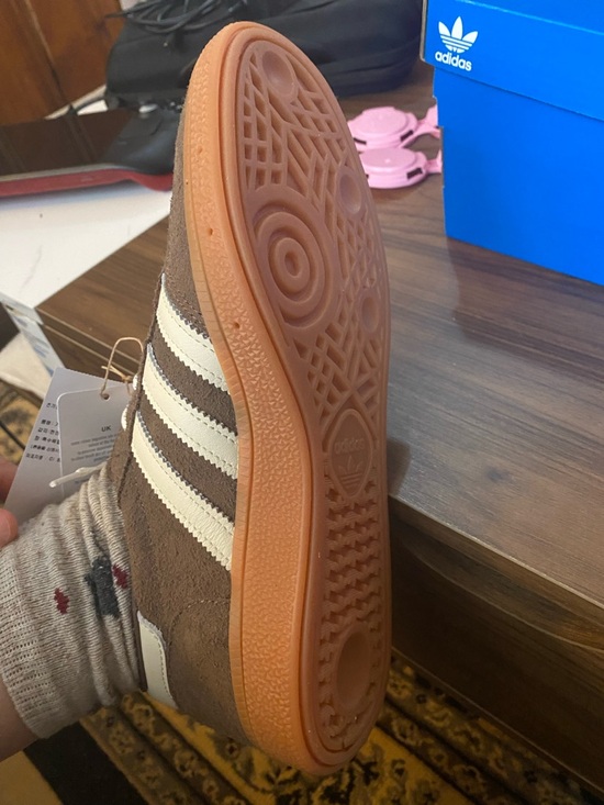 adidas Handball Spezial W Suede Sneakers - Brown & Cream - Picture 3 of 8